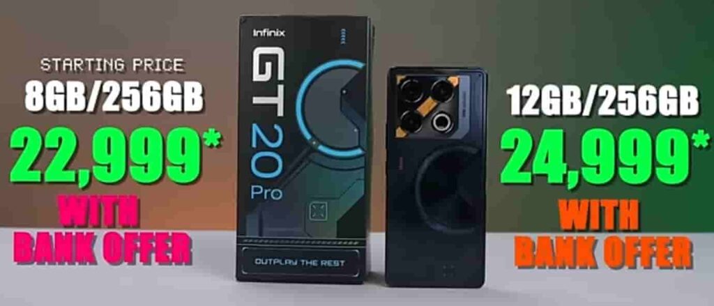 Infinix GT 20 Pro 5G smartphone price in india